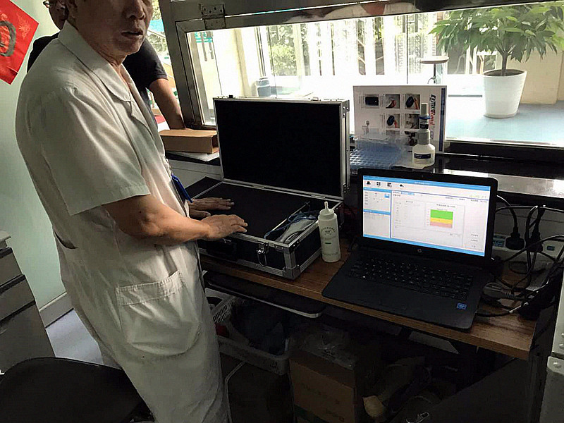 便携式草莓视频黄色成人检测仪被北京丰台区某保健医院采购 在康复科检测门诊