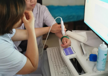 人民医院健康管理科引进超声波草莓视频黄色成人仪器查查你的“骨量账户”够富有